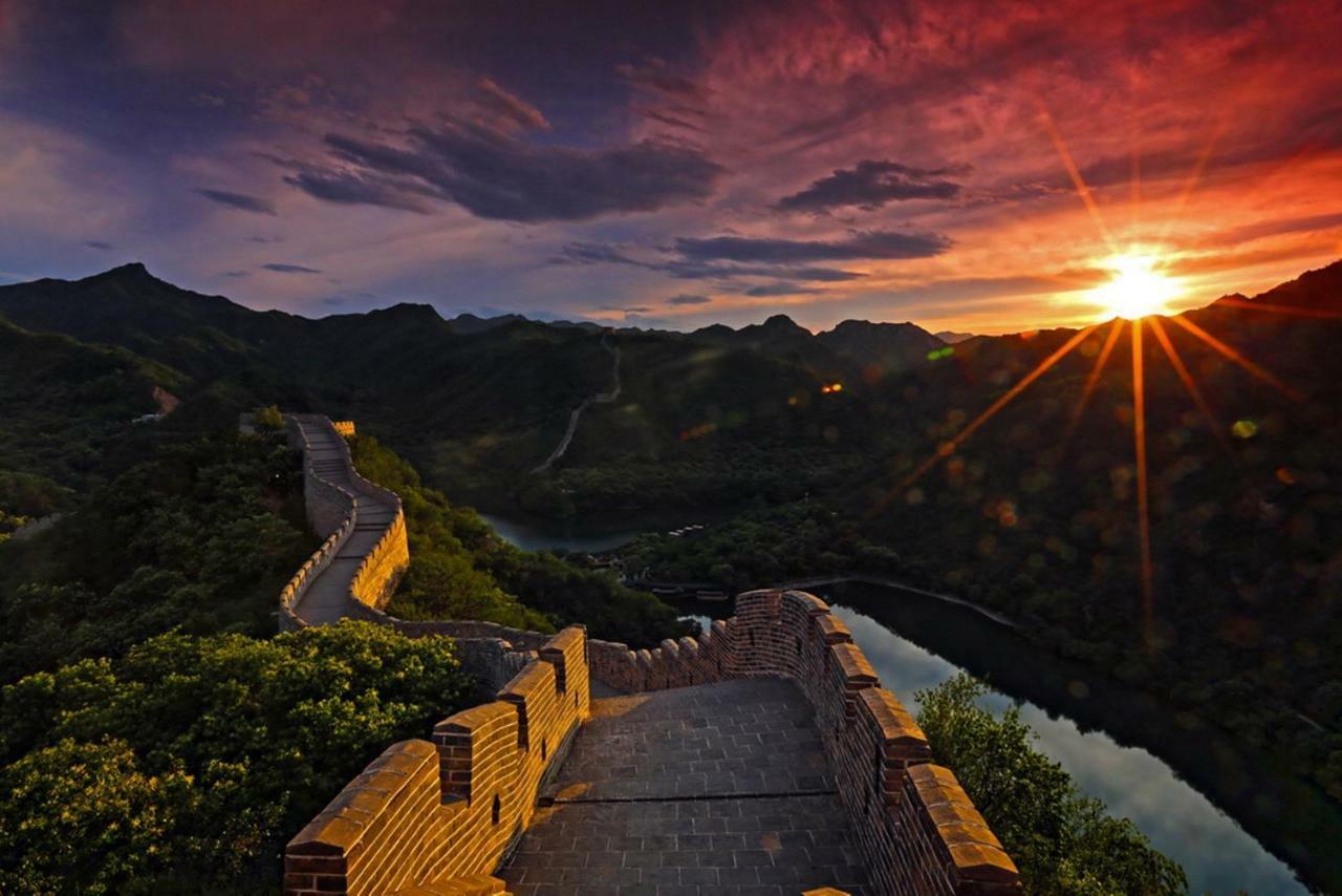 Beijing Huanghuacheng Water Great Wall Derunju Guesthouse Huairou Bagian luar foto