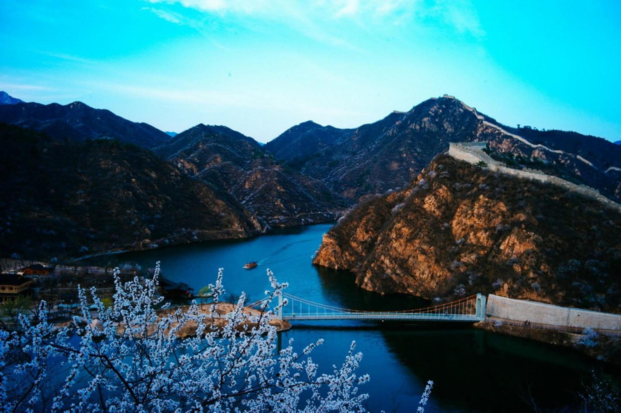 Beijing Huanghuacheng Water Great Wall Derunju Guesthouse Huairou Bagian luar foto